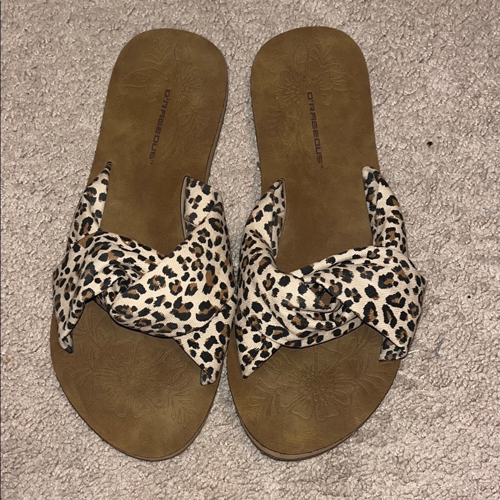Women's Leopard Print Sandals